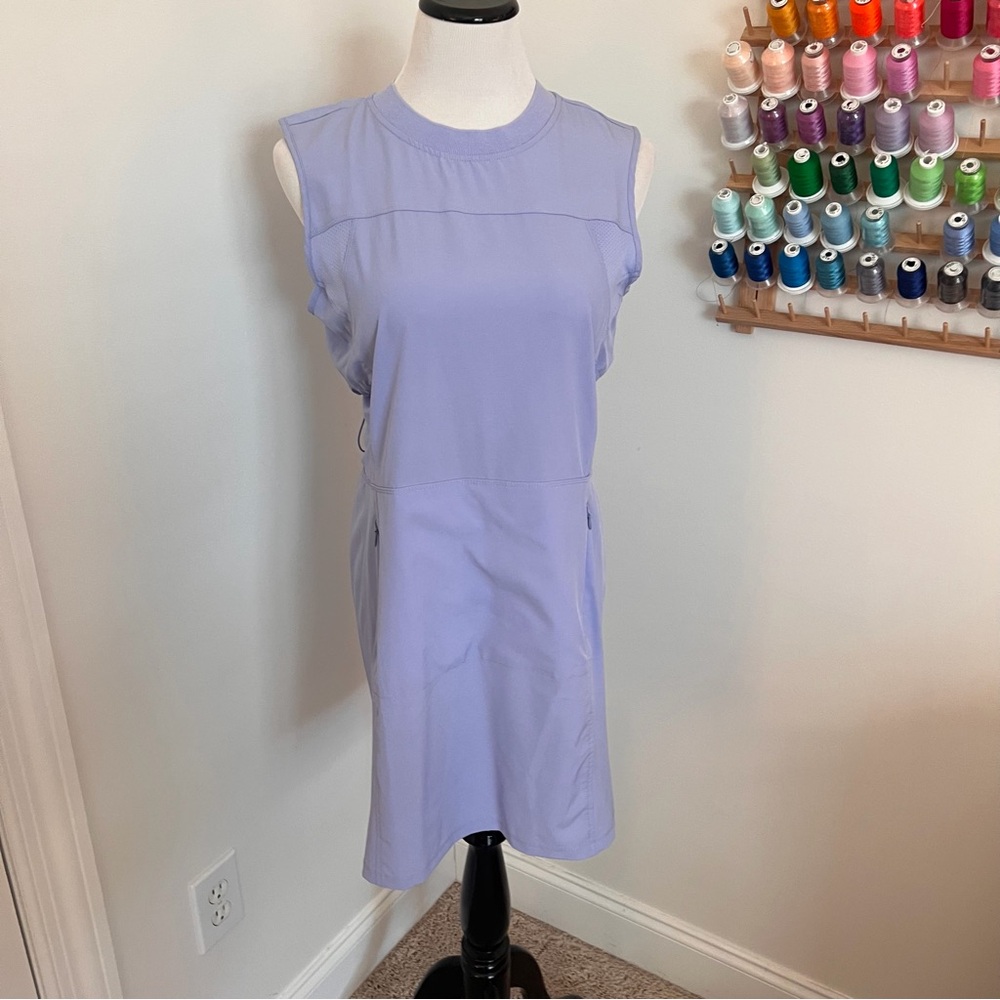 Eddie Bauer Blue Sleeveless Athletic Dress